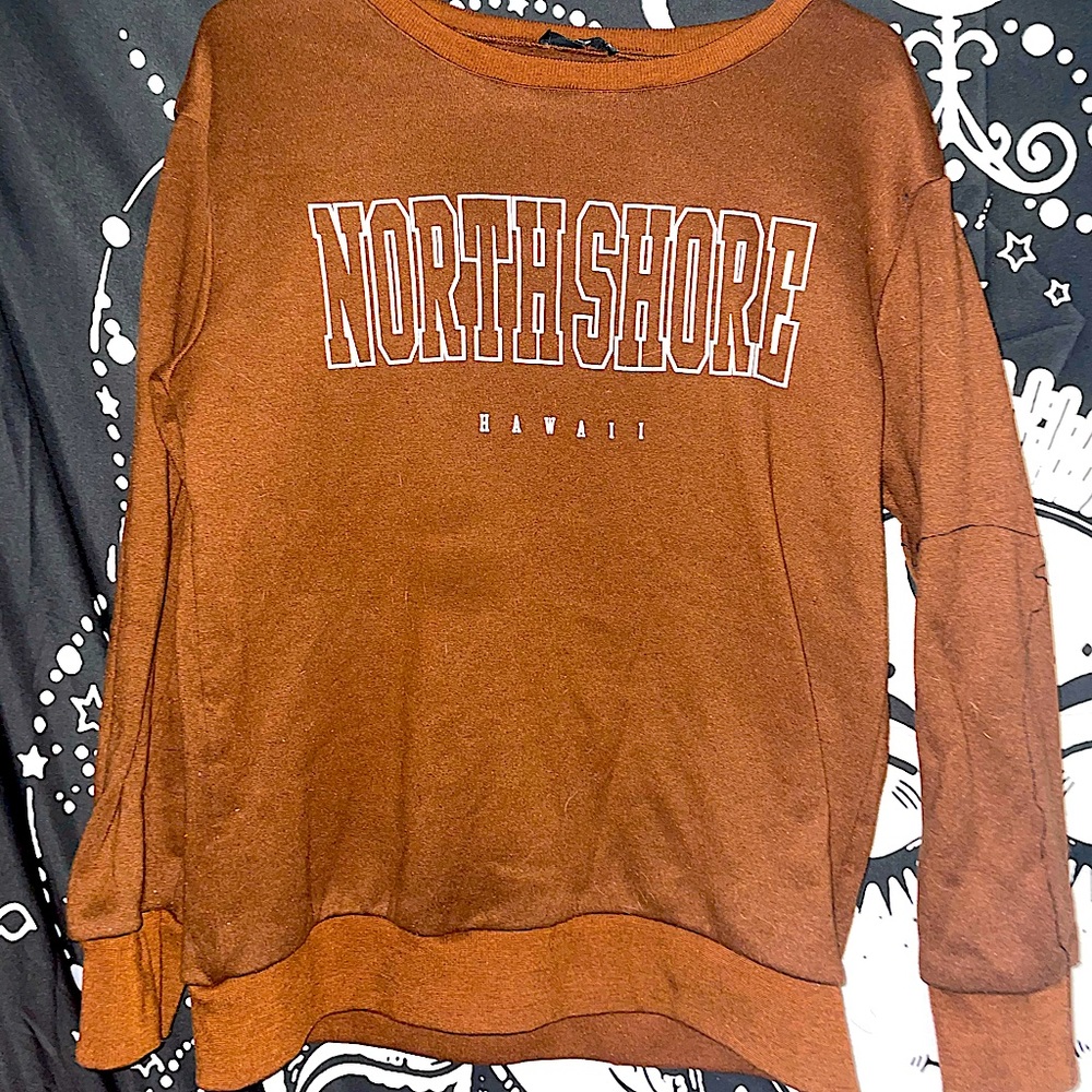 SHEIN Brown Medium North Shore Long sleeved shirt